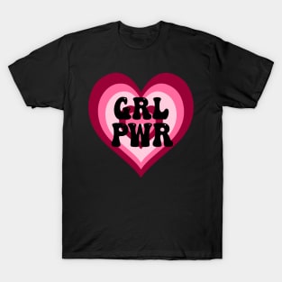 Color Punch Girl Power Sticker T-Shirt